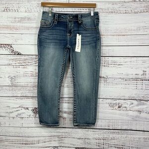 Vigoss Heritage Fit Blue Denim Capris